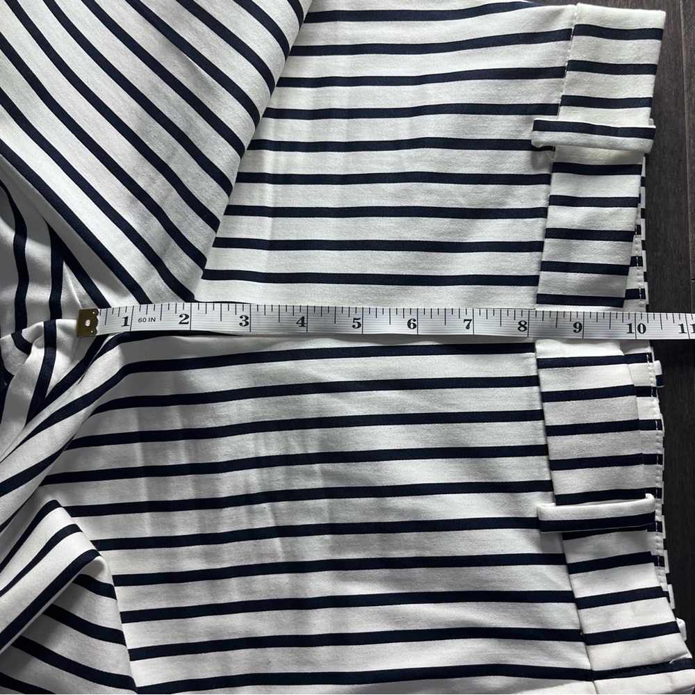 H&M Navy and White Striped Slacks Size 2 Ankle Height
Business Casual, Office - Picture 8 of 13